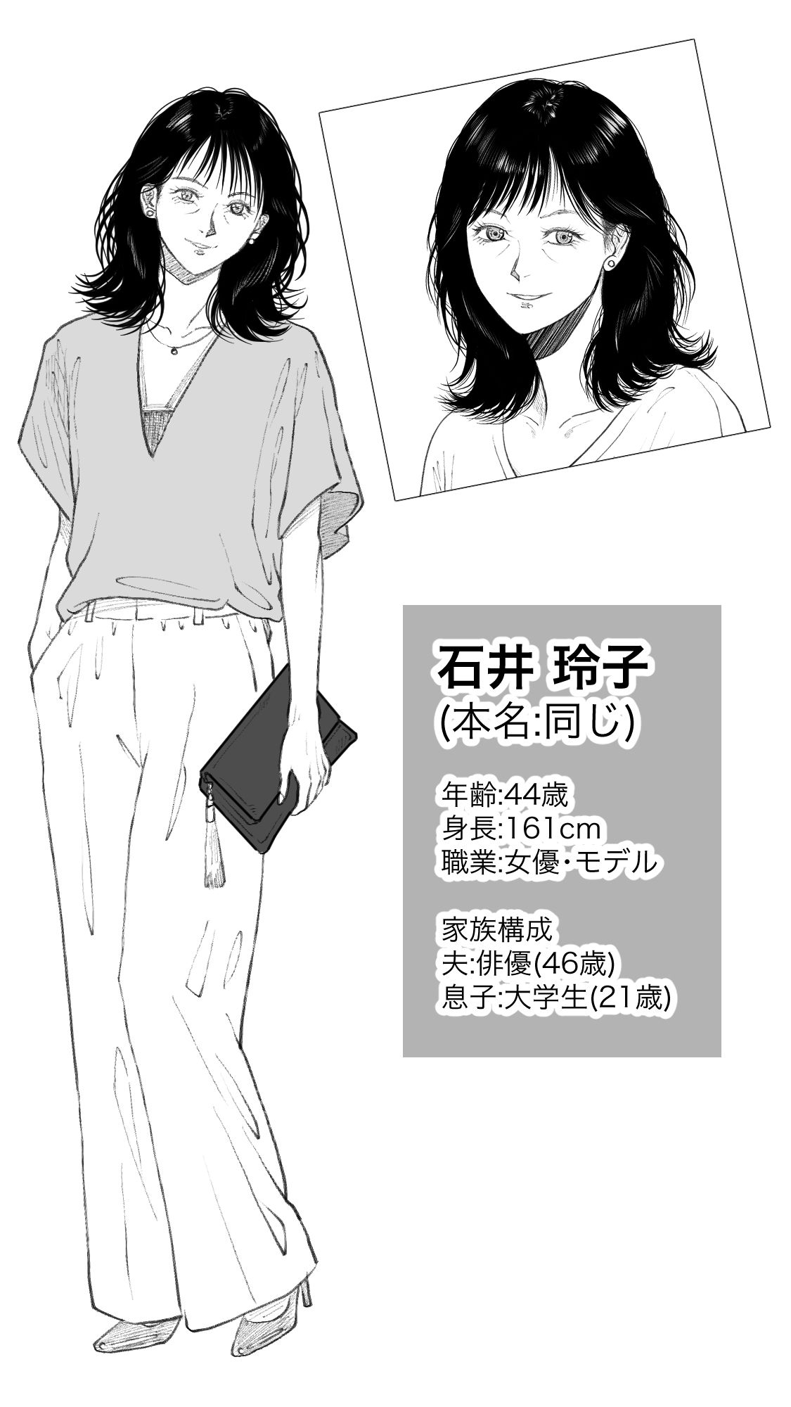 女優・石井玲子(44歳)の不倫〜息子と同い年の若手俳優と不倫をした美人女優についての下劣な噂話〜 画像1