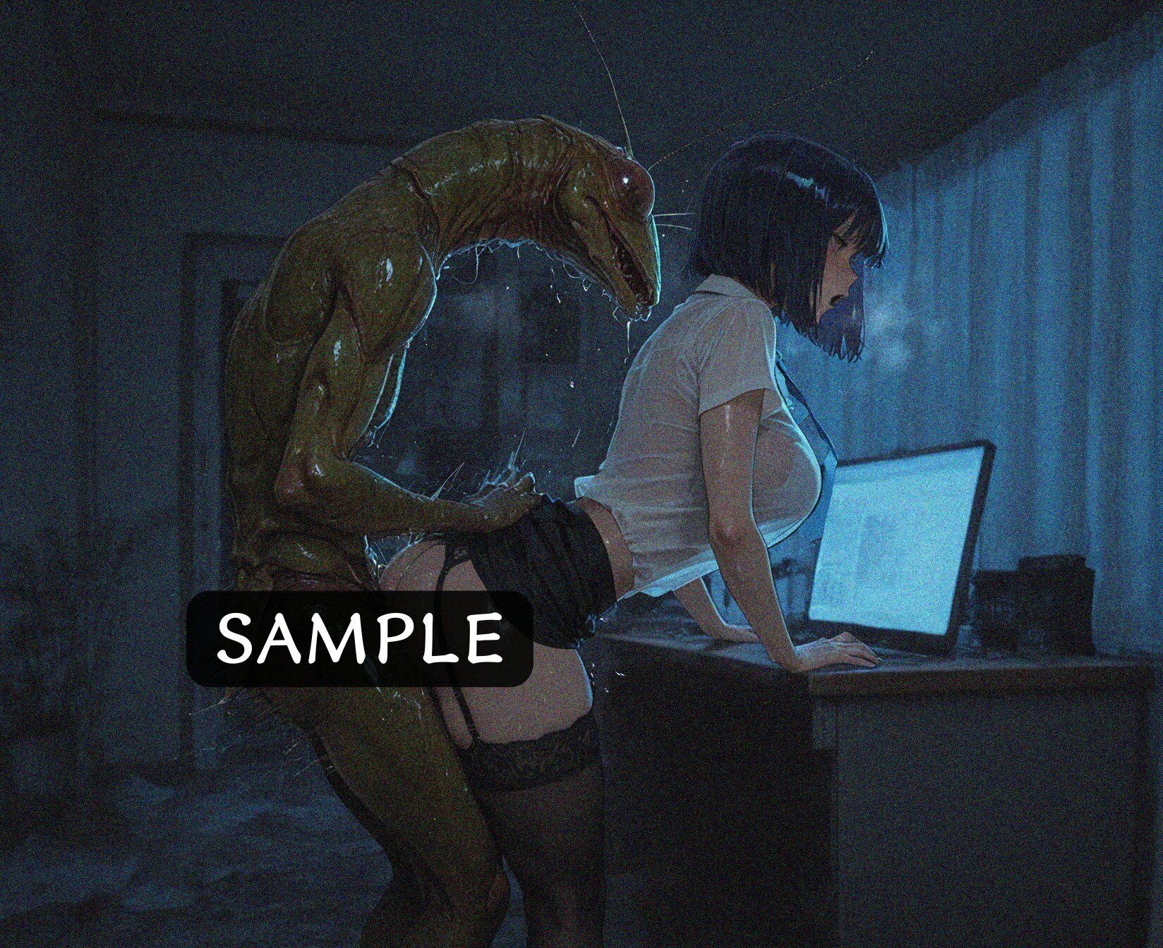 職場怪異  白襟 画像8