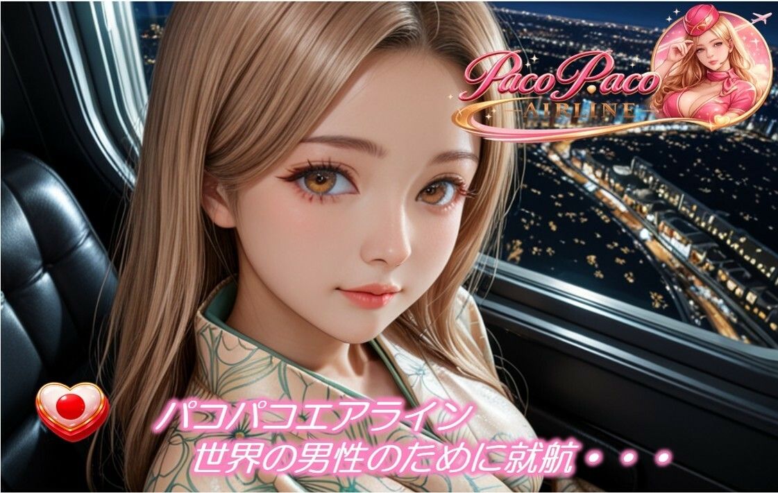 世界中のCAと空でプレイ〜 フルボイス28分動画 Paco Paco Airline 日本・韓国・中国 路線〜 画像1