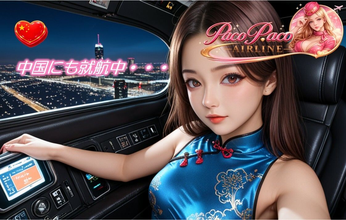 世界中のCAと空でプレイ〜 フルボイス28分動画 Paco Paco Airline 日本・韓国・中国 路線〜 画像7
