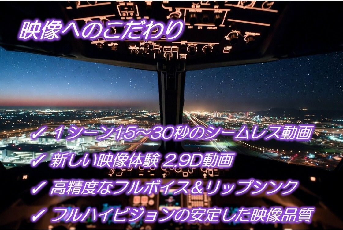 世界中のCAと空でプレイ〜 フルボイス28分動画 Paco Paco Airline 日本・韓国・中国 路線〜 画像10