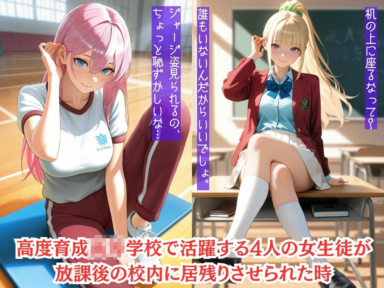 もしも学園の選ばれし女生徒達を強●的に●●の力で着せ替え人形に堕として弄んだら?よう実編 1 画像1