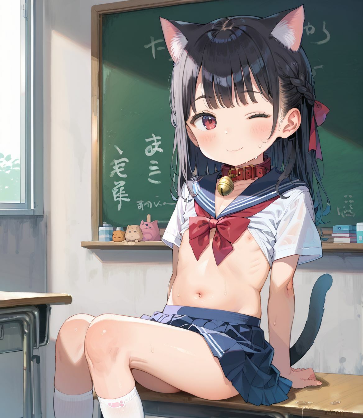 にゃんにゃんちっぱい娘のえっちすぎる学校ライフ1 画像2