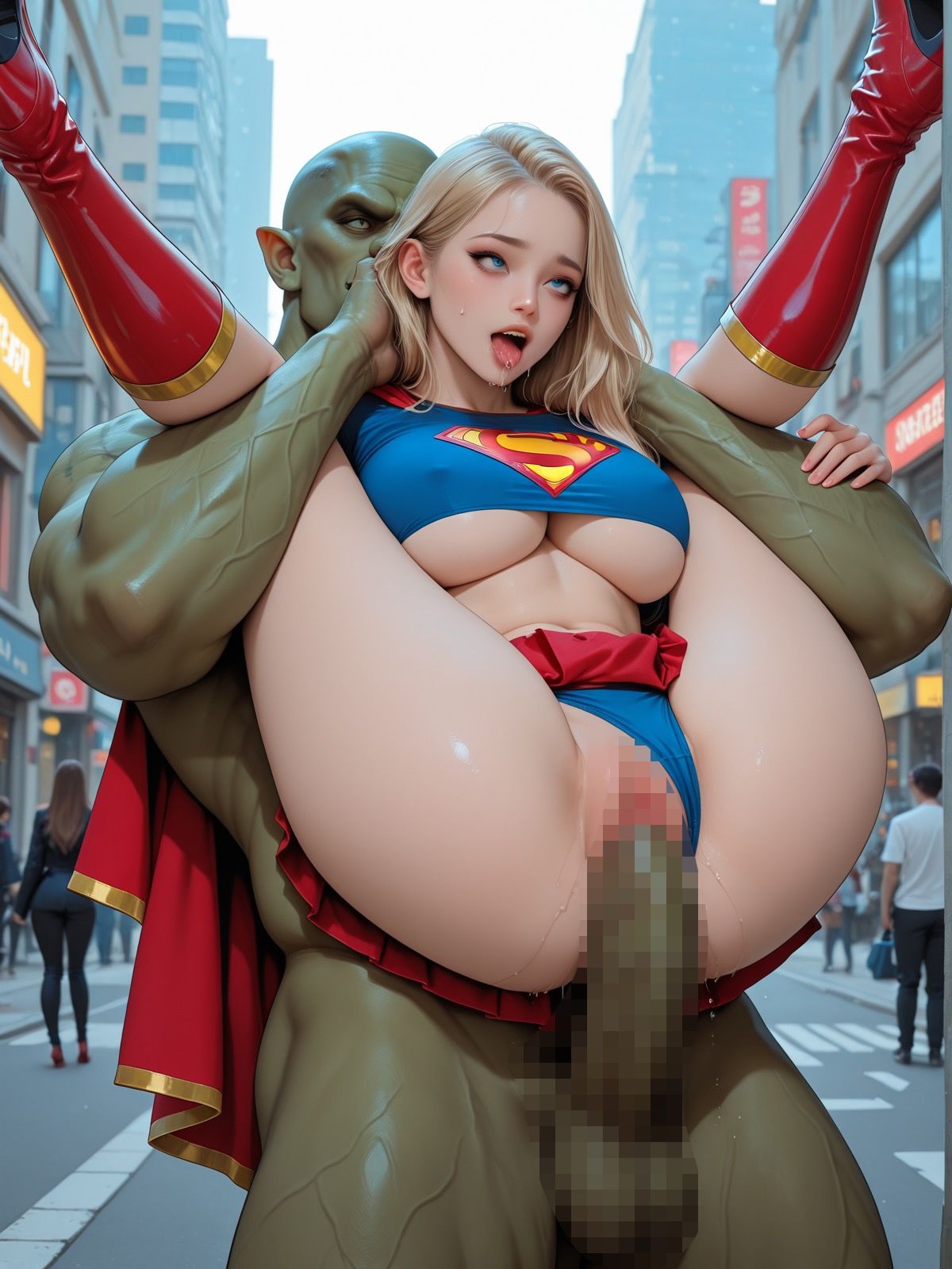 ヴィランに敗北スーパーヒロイン 画像9
