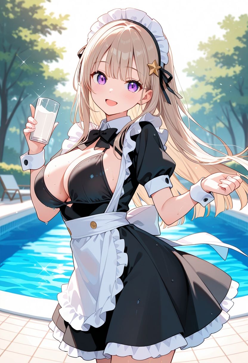 どっちが好き？ ナースVSメイド 夏の濡れ透けプール対決 【 JKLEAKS 49 】流出動画付・音声付き！ 画像3