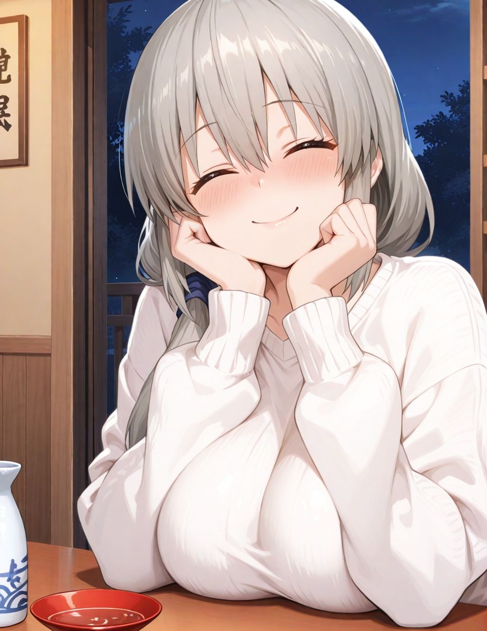 【宇◯月】酔い潰れた爆乳人妻をお持ち帰り、コスプレ中出し三昧【宇◯ちゃんは遊びたい！】 画像1