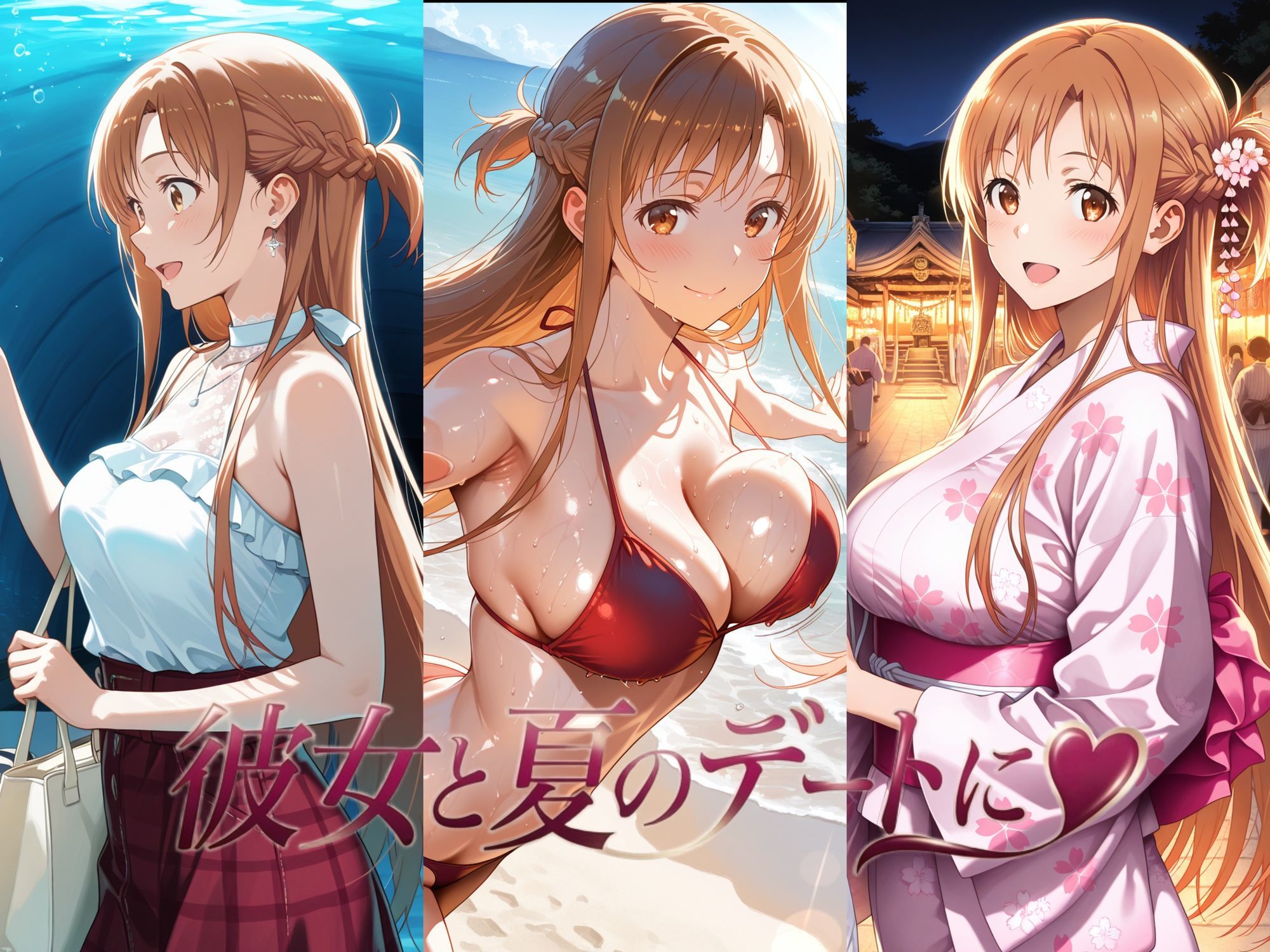 プリンセス夏デート  結〇明日奈 画像2