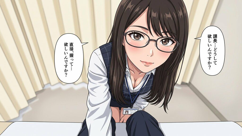 仕事中に勃起したら女性社員が抜いてくれる会社 ─ 高橋 美咲（性務部 吐精課 即時処理班） ＃01 サンプル画像 7