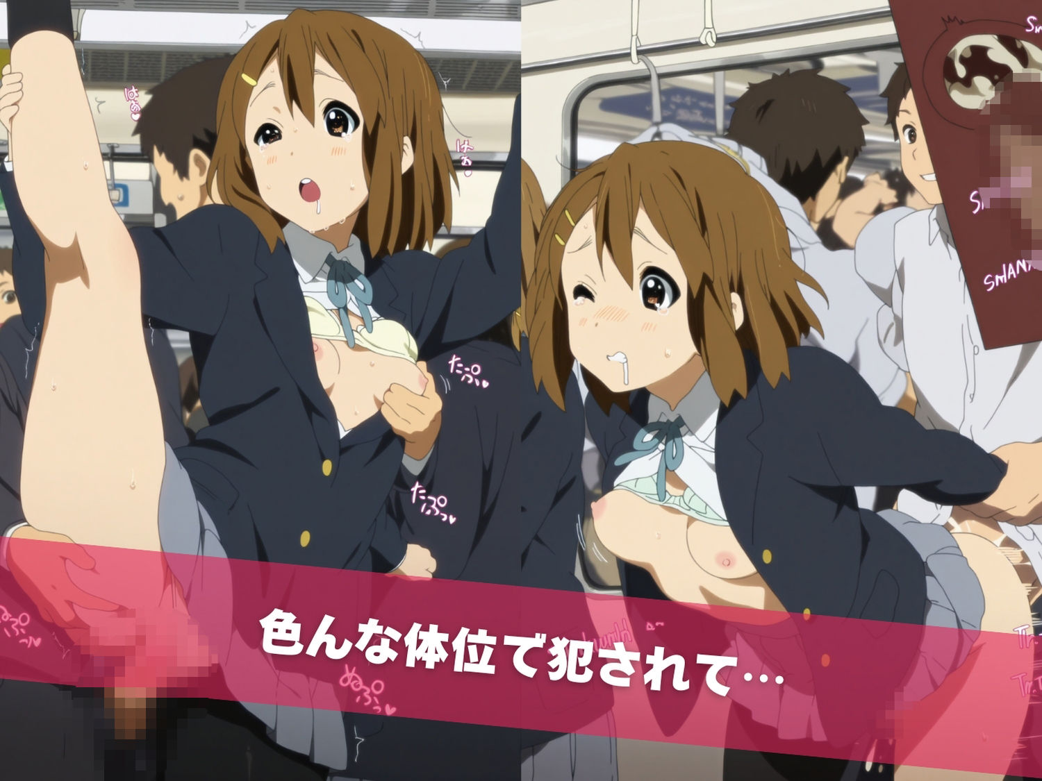 満員痴●電車肉便器化計画 け●おん！〜 電車編 〜 画像5