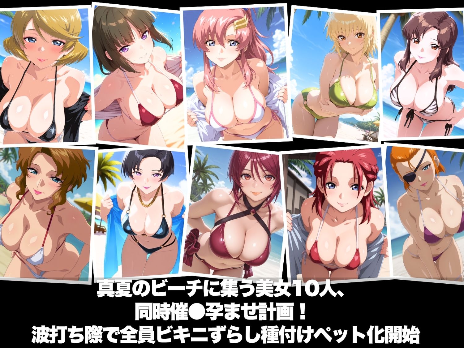 真夏の海辺で堕ちて 〜おじさんの虜になって妊娠するまで〜 ガ●ダムSEED編 画像1