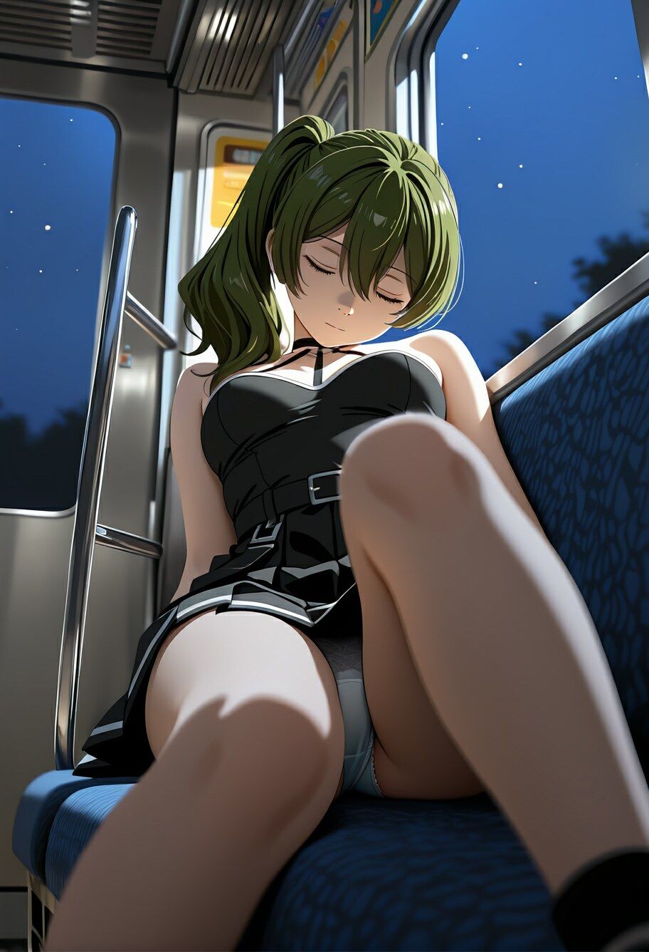ユー〇ルの満淫電車痴● 〜電車で眠っただけなのに...〜 サンプル画像 4