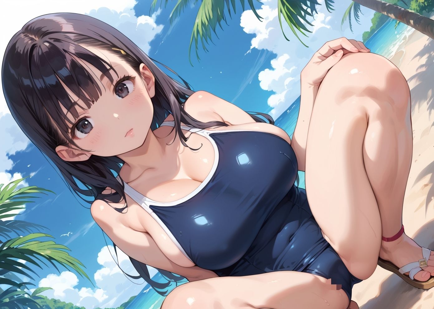 スク水えちえち委員長。CG画像集4 画像1