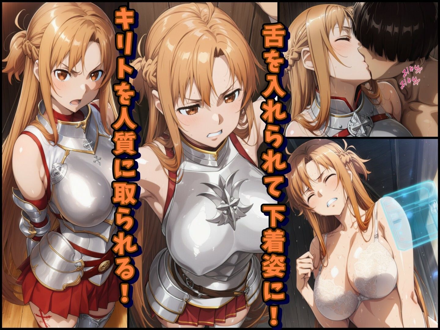 【レ○プ注意】ソードアートオンラインのヒロイン達が犯●れまくる  アスナ  シノン  結城京子の作品画像 2