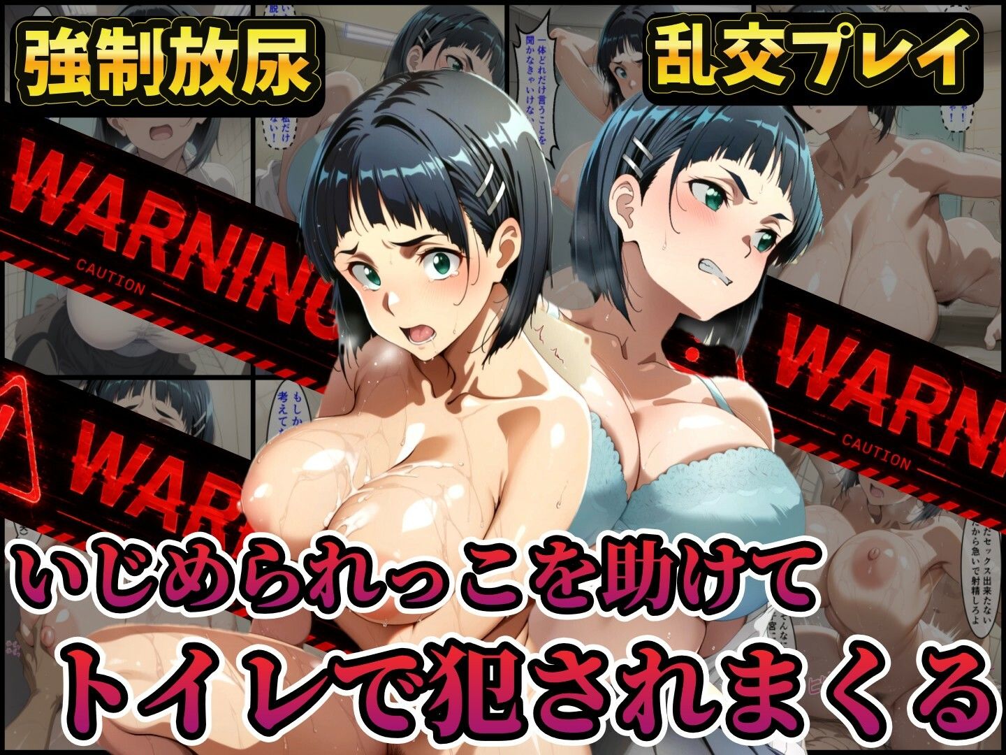【レ○プ注意】ソードアートオンラインのヒロイン達が犯●れまくる  アスナ  シノン  結城京子の作品画像 10