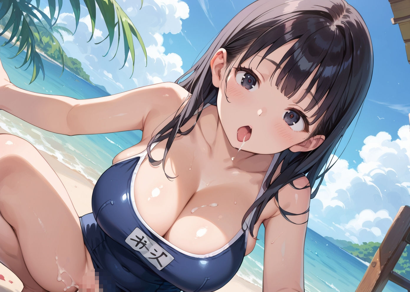 スク水えちえち委員長。CG画像集6 画像9