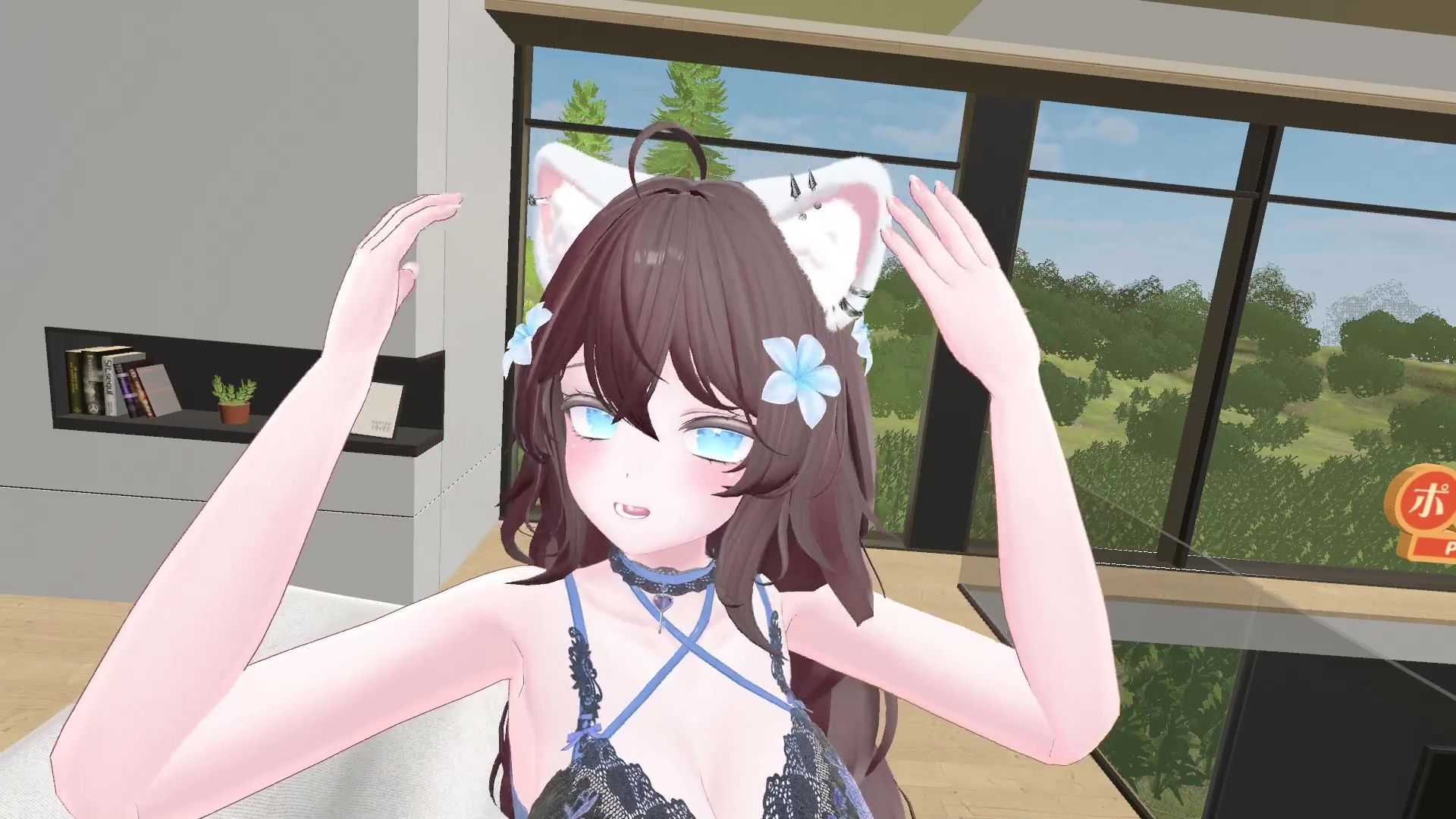 しれっと配信。連動おひるのちゅーにゃんまろ井栗まろん 画像8
