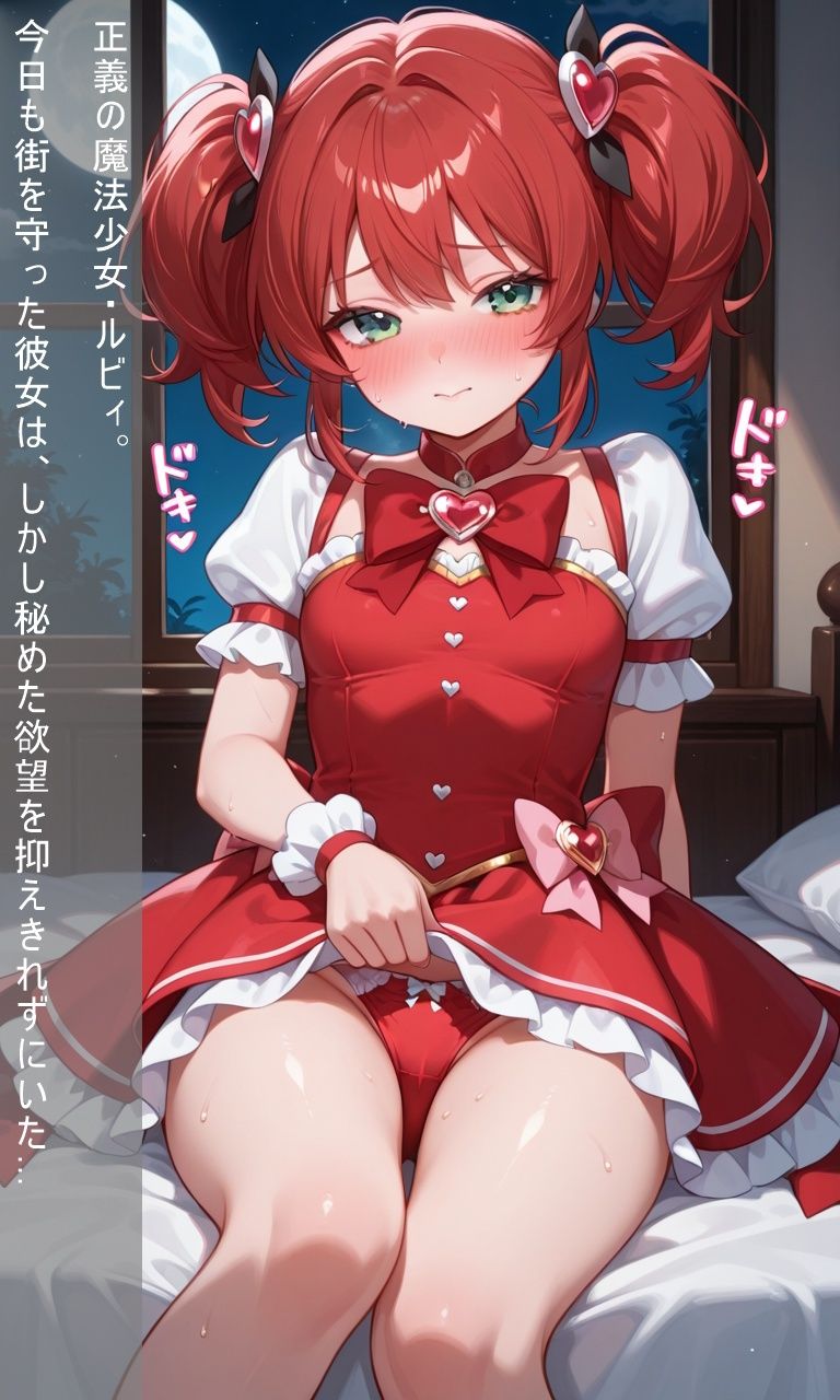 触手に堕ちた赤い髪の魔法少女 〜正義の終わりと快楽の始まり〜 サンプル1