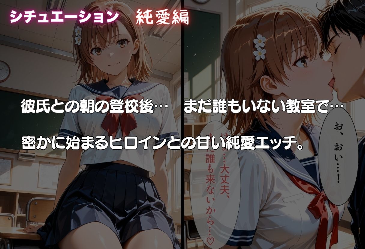 御坂◯琴が彼氏と甘エッチ直後、教師NTR中出しされ学園肉便器に堕ちた 画像2