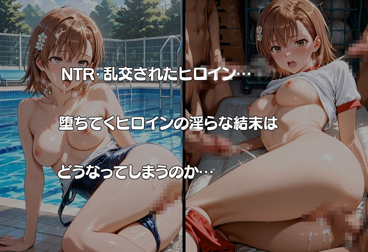 御坂◯琴が彼氏と甘エッチ直後、教師NTR中出しされ学園肉便器に堕ちた 画像8