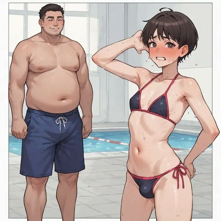 男の娘がビキニ水着に着替えたら？ サンプル画像 4