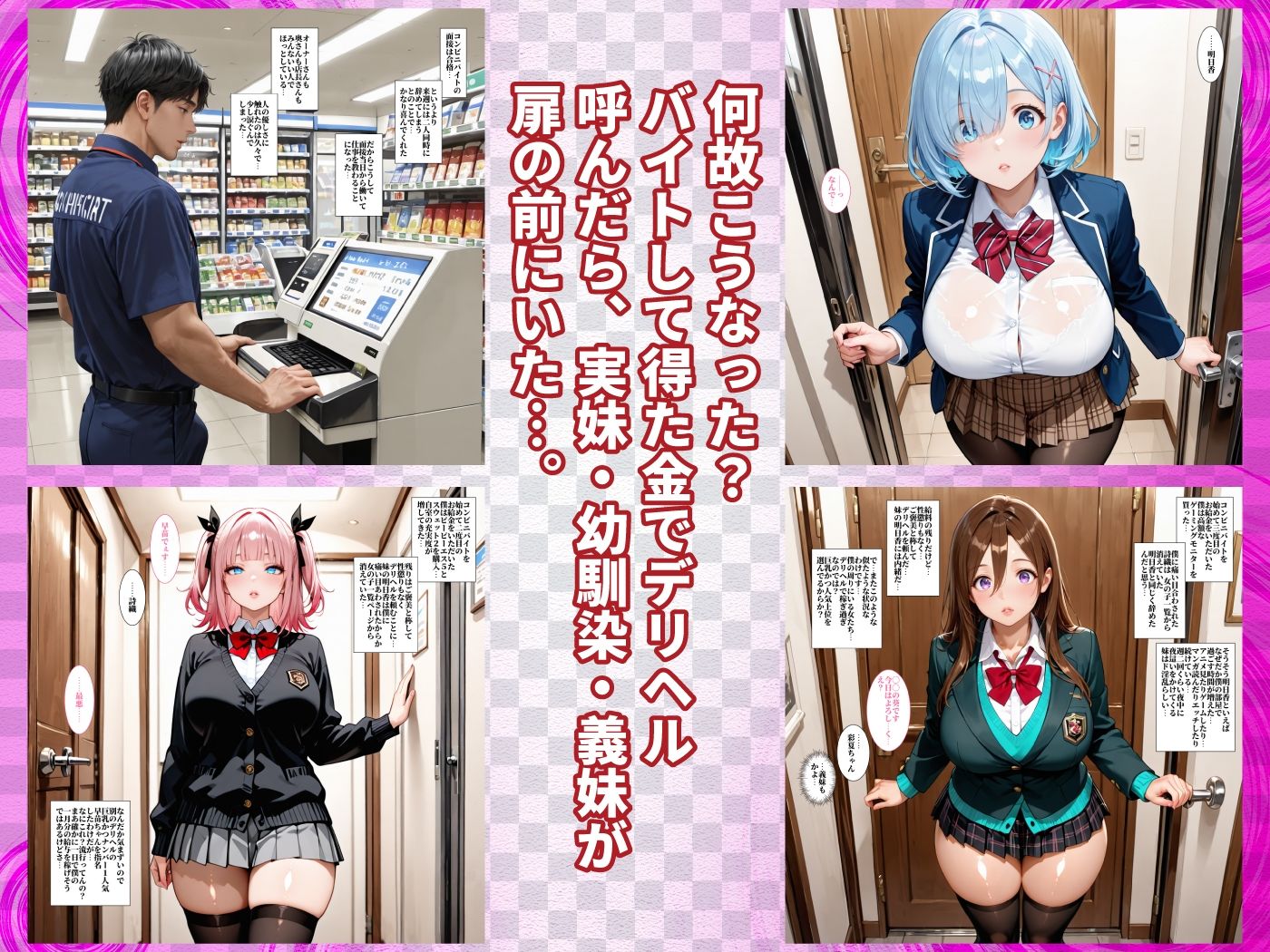 デリヘル嬢が実妹義妹幼馴染だったのでわからせ中出ししたった 画像5