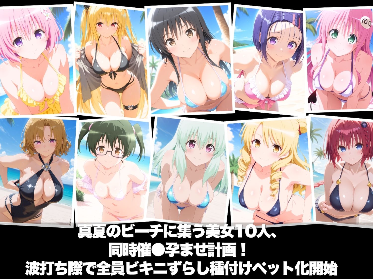 真夏の海辺で堕ちて 〜おじさんの虜になって妊娠するまで〜 ToL●VEる編 画像1