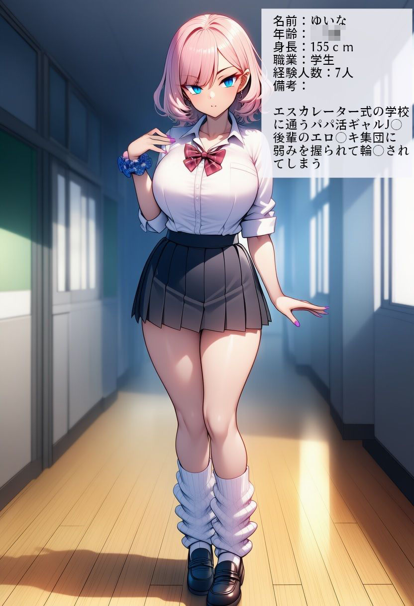 屈辱の輪● 後輩ショタ集団に犯●れるギャルJK サンプル画像 7