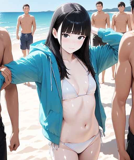 とある清楚系アイドルの悲劇〜ビーチでナンパされて〜 画像1