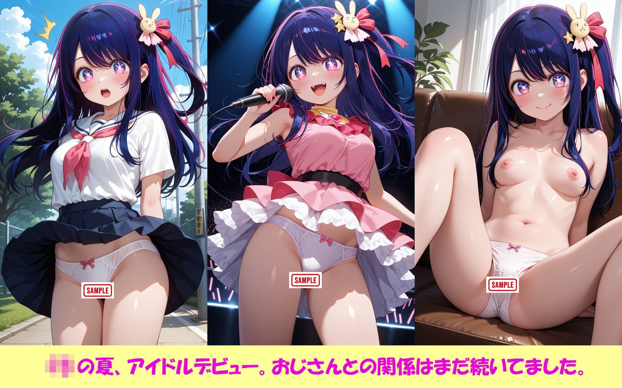JKアイドル・星野ア○が、大量中出しレ○プで妊娠。 画像2