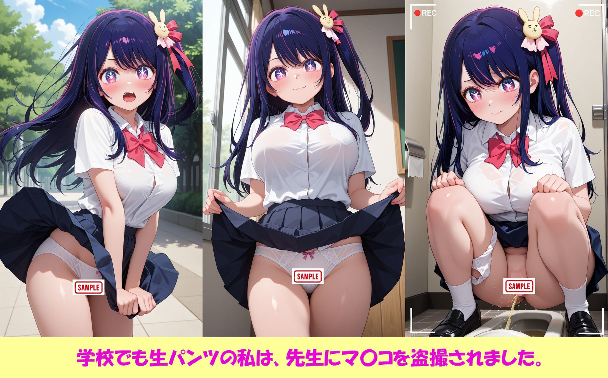 JKアイドル・星野ア○が、大量中出しレ○プで妊娠。 画像6