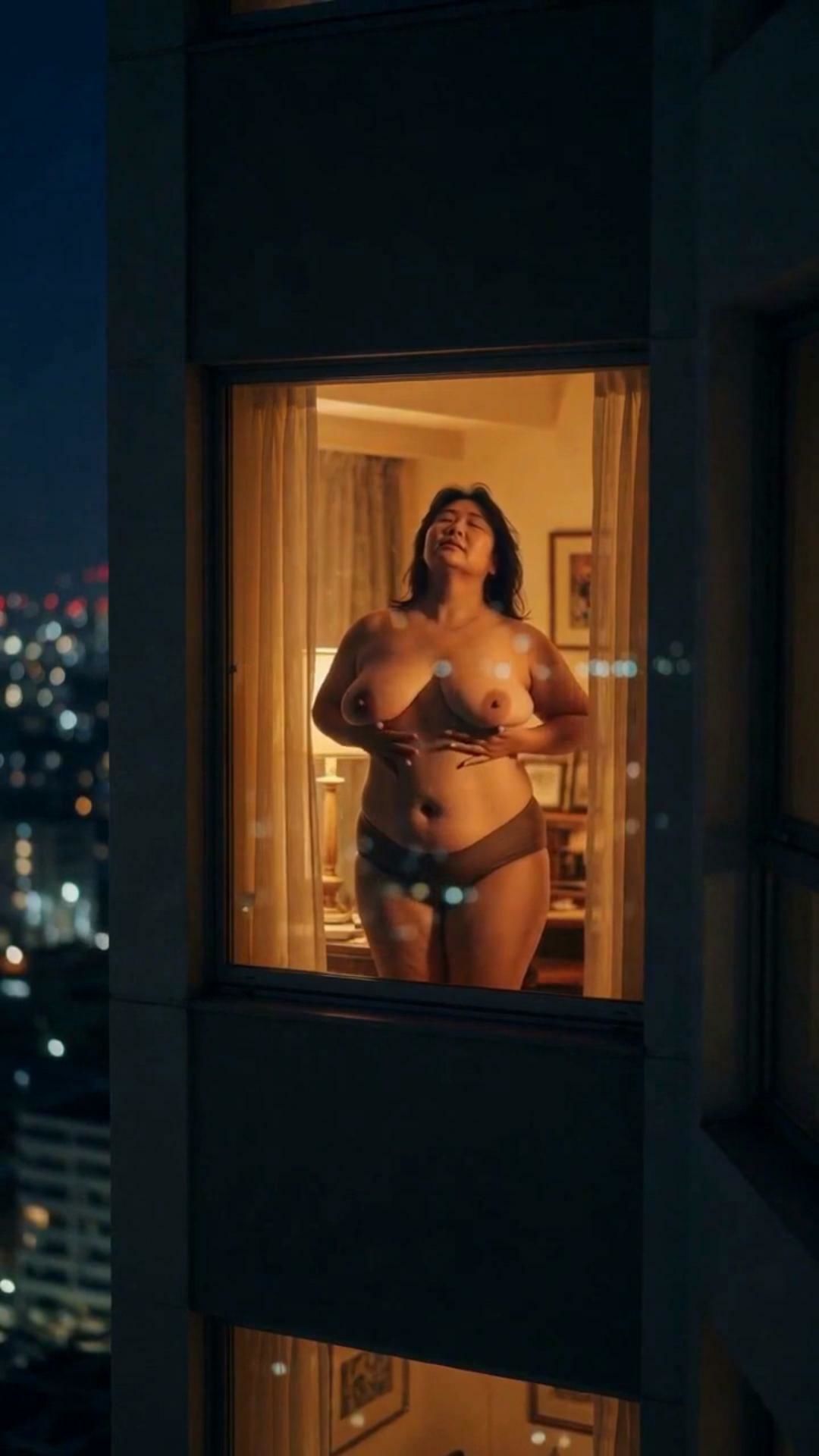 【AI動画】ブラ脱ぎムチムチ熟女4 画像4