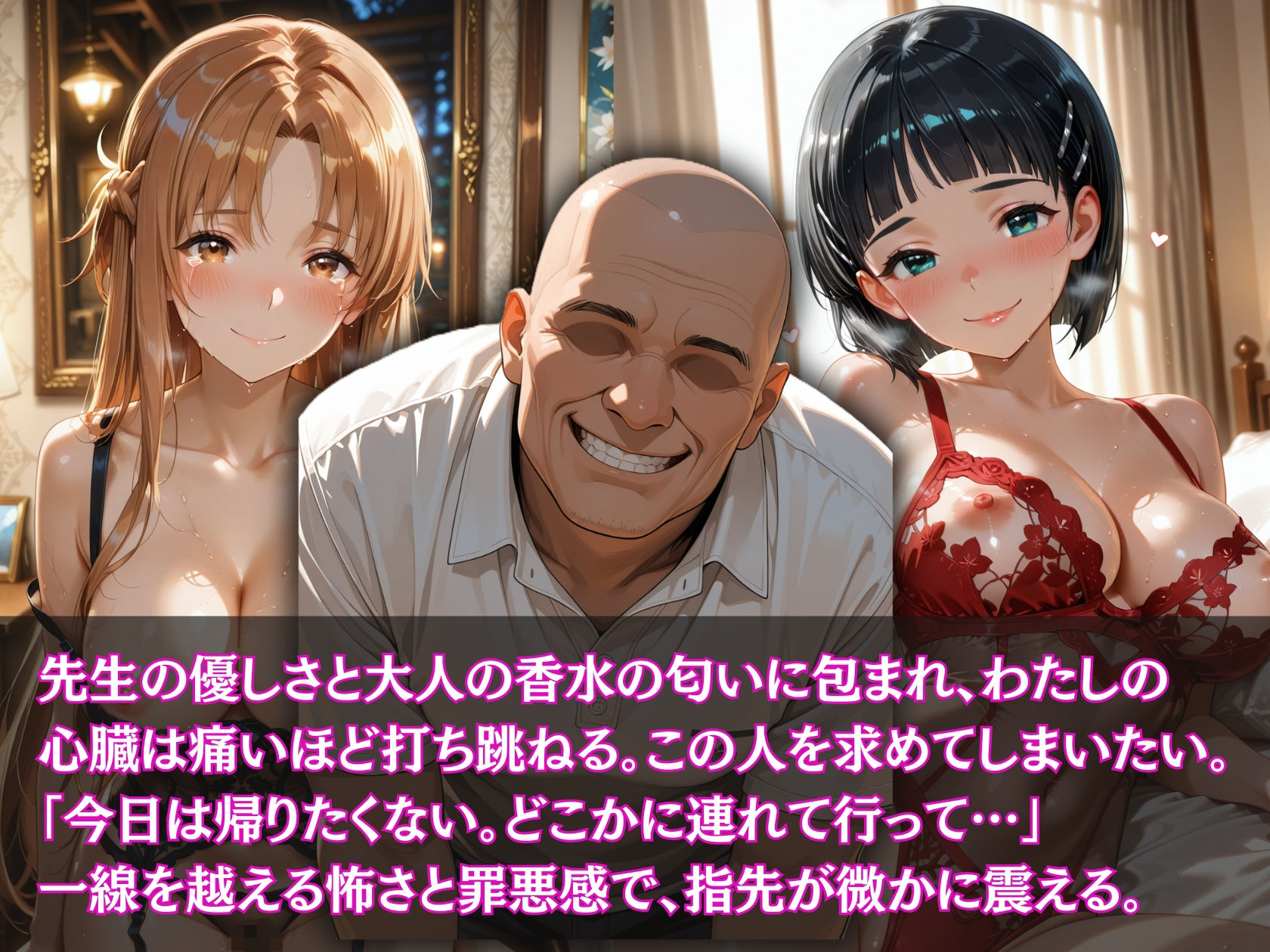 【実録】快楽堕ち 寝取られた隣のヒロイン -連続中出して理性崩壊-   明〇奈と〇葉の場合4