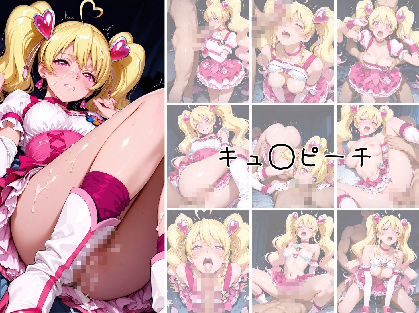 プ〇キュア拘束 敗北ファイル フ〇ッシュプ〇キュア編（キュ〇ベリー キュ〇ピーチ キュ〇パッション キュ〇パイン） 画像3