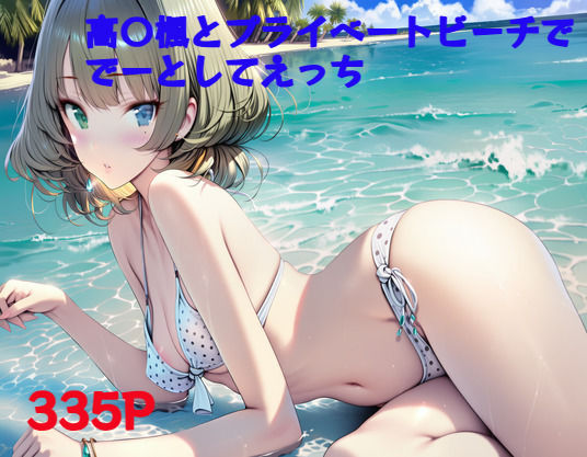 高〇楓とプライベートビーチでらぶえっち。の商品画像