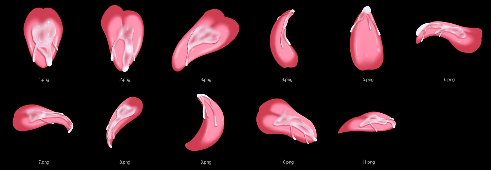 舌素材 画像5