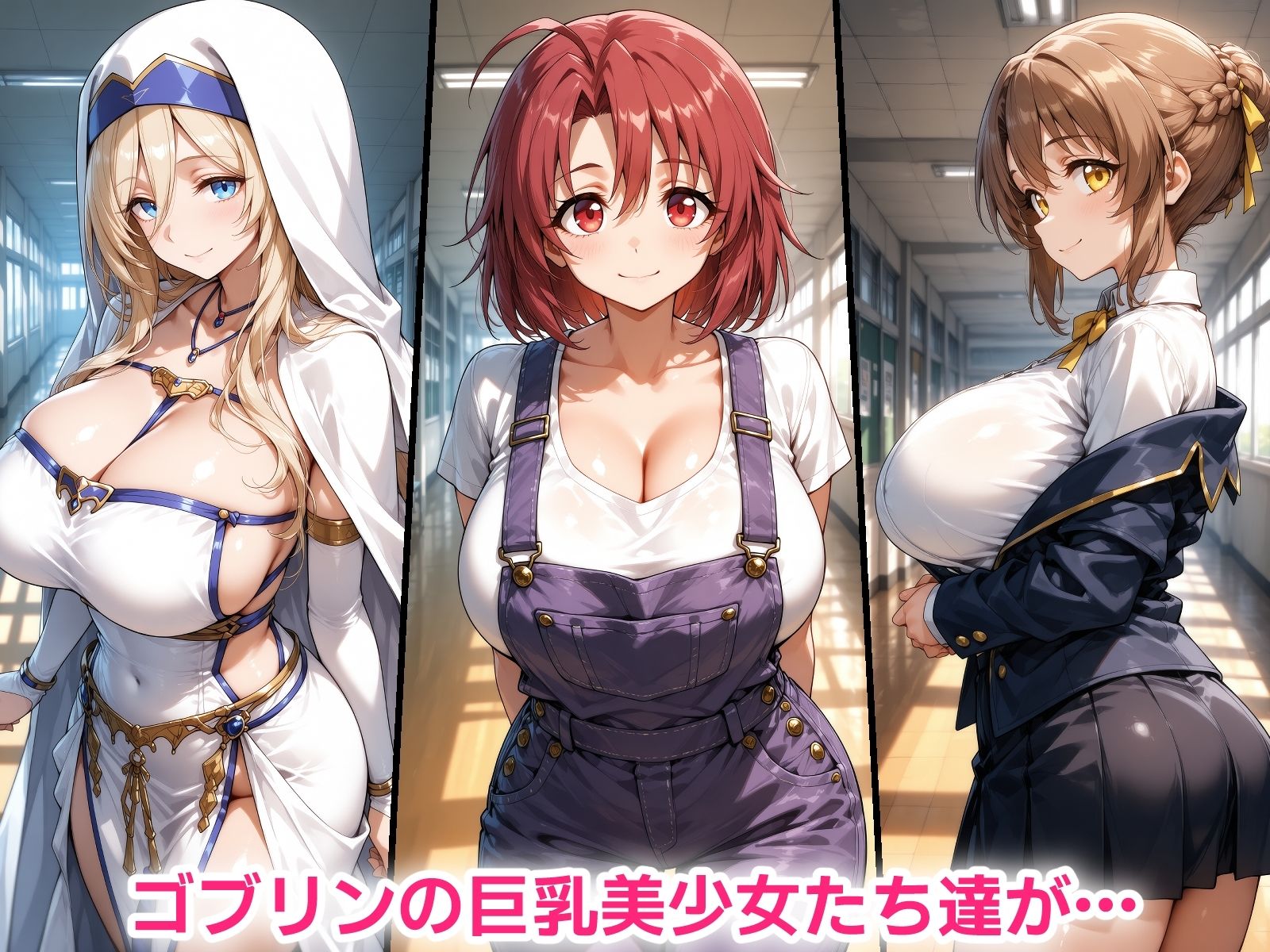 催●おじさんに寝取られる!ゴブリンの巨乳美少女たち〜全員メス堕ち・孕ませ〜1