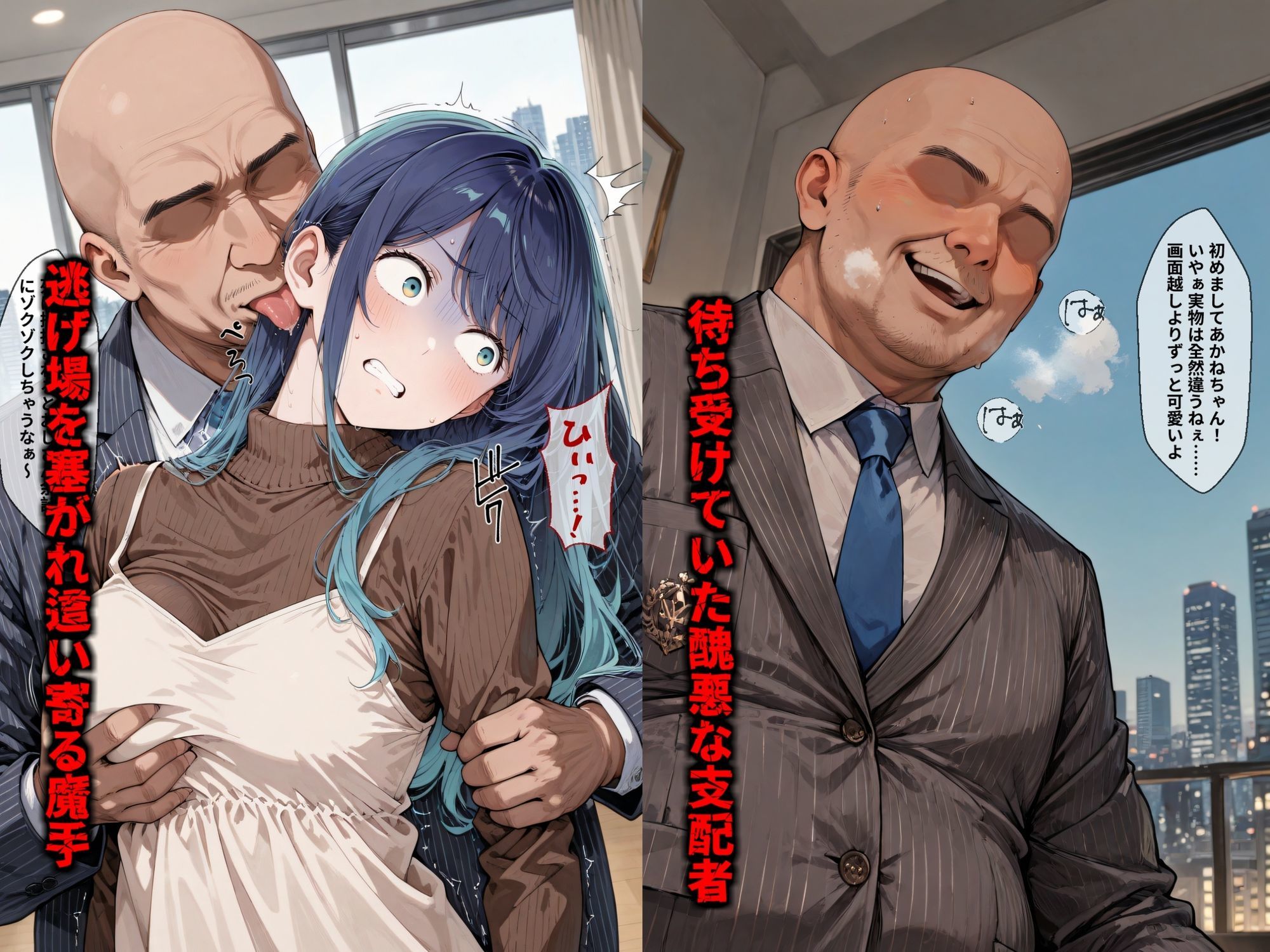 【セリフ付き画像集】純潔崩壊 黒〇あかね 後編:救いから絶望へ、取り戻した日常が蹂躙の記憶と共に崩れ去る… 画像3