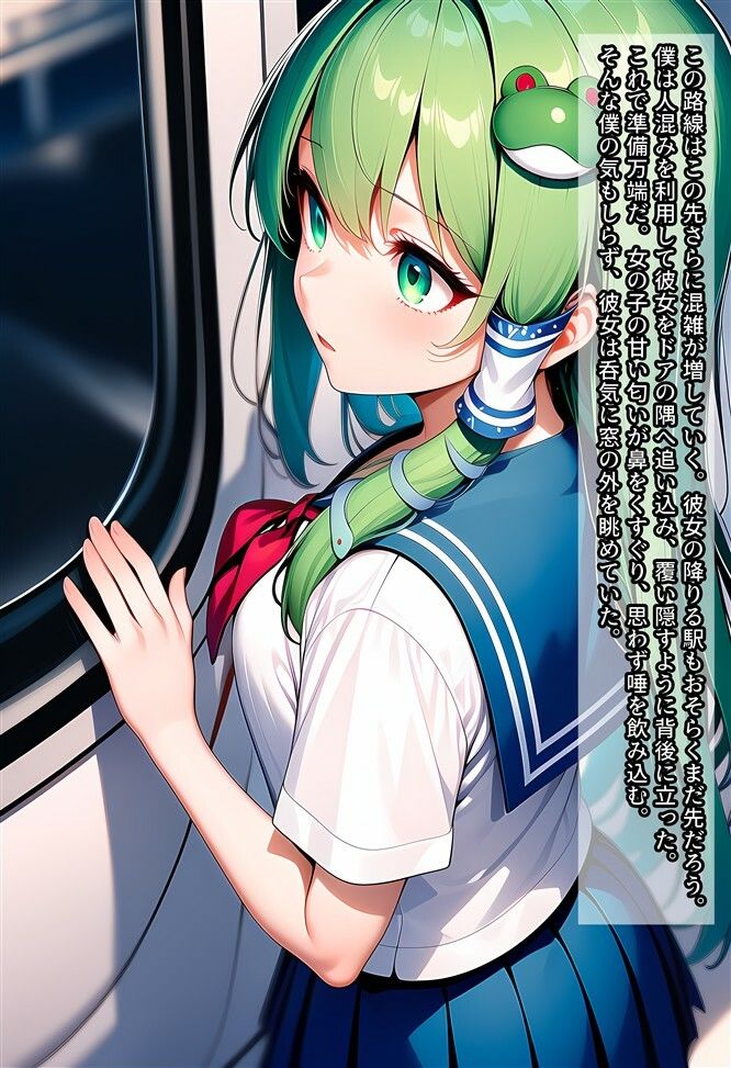 早苗ちゃんを盗撮したり痴○したりする話 画像3