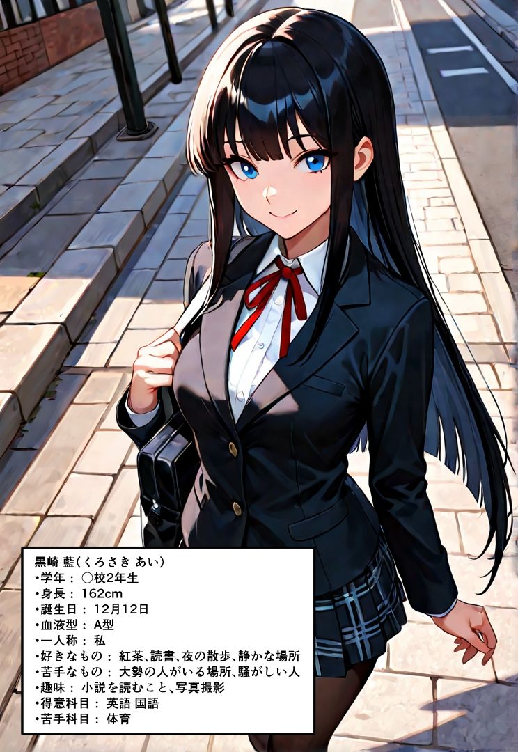 黒髪委員長とやってみた。（夏・海編）の作品画像 2