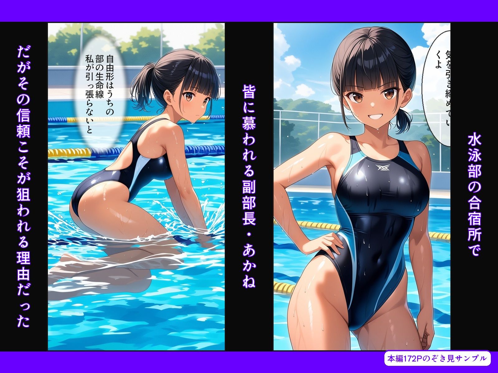 夏の合宿所で堕ちる副部長 〜汗ばむ肌と密着指導に抗えず、何度もイカされて完堕ち〜 画像1