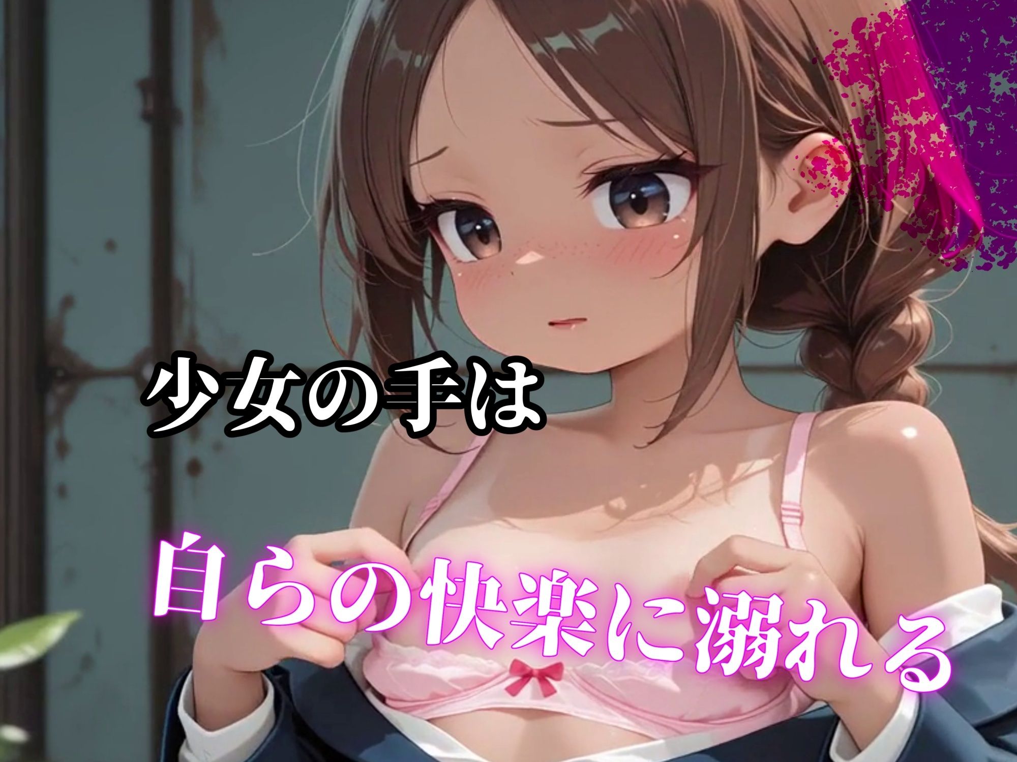 【4Kアニメ120FPS】つるぺた乳首で絶頂女子〇生チクニー133連発 サンプル画像 3