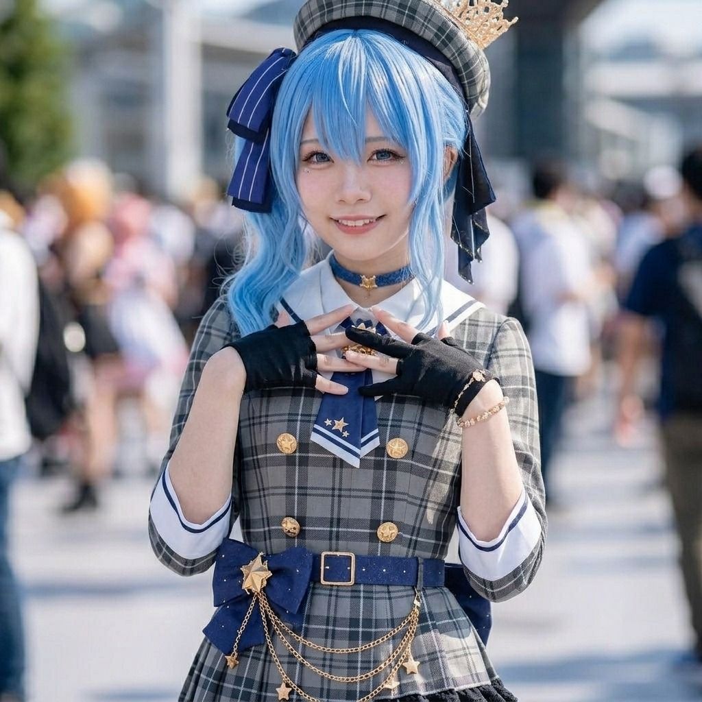 【脱衣コス】星街す〇せい/ホ〇ライブ 写真集 グラビア サンプル画像 3