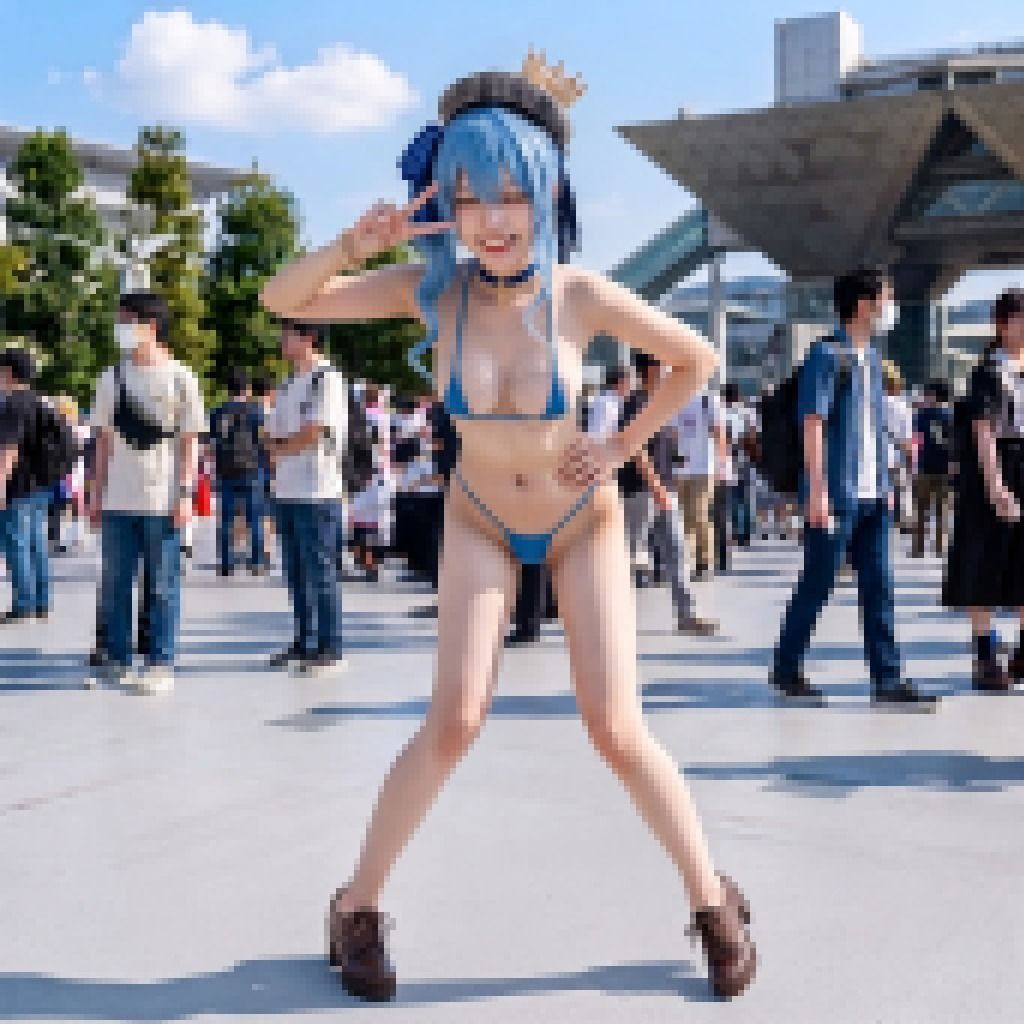 【脱衣コス】星街す〇せい/ホ〇ライブ 写真集 グラビア サンプル画像 7