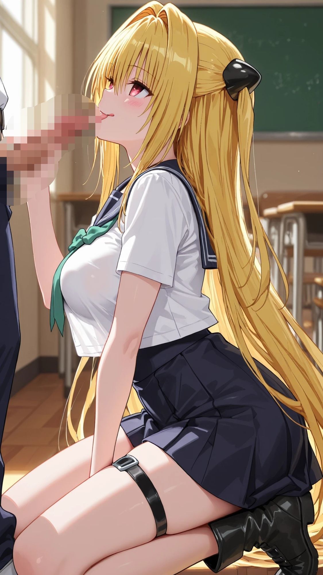 アニメコスプレ美女のフェラ 画像6
