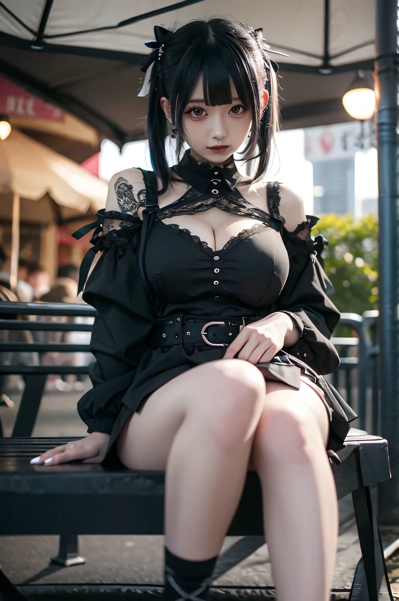【AI写真集】地雷系の女の子写真集  室外編 画像3