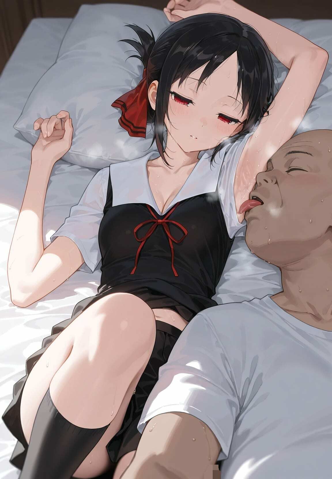 種付けおじさんに監禁された清楚系少女が媚薬レ●プで「毎日種付けされて幸せ（はーと）」ってニコニコ報告 か〇や様は告らせたい 画像6