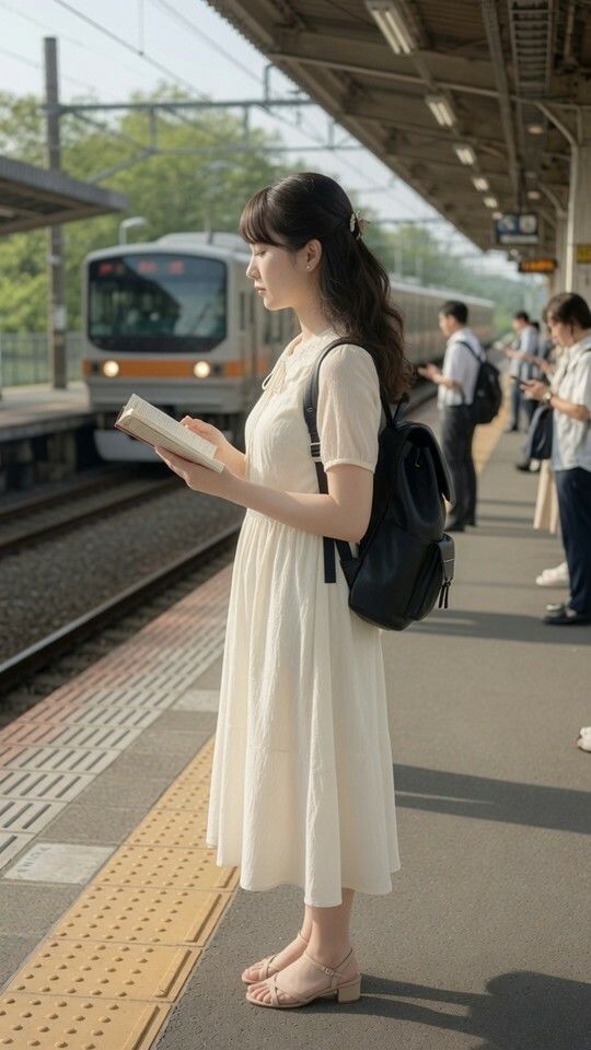 【逆さ撮り】お嬢様育ちの女子大生、月曜〜金曜の通学電車パンチラ記録 〜SNSの清楚な彼女が知らない秘密〜 画像3