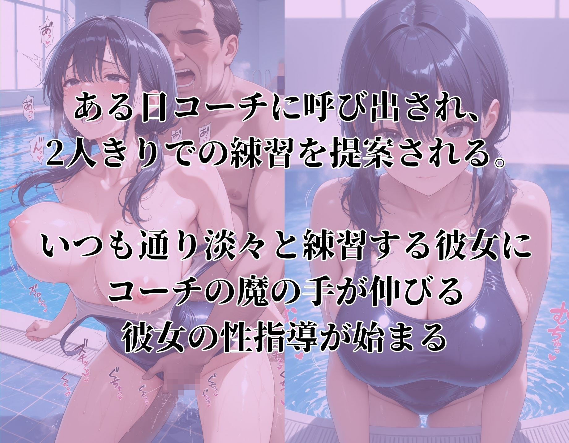 女子校生、教師の性指導〜真面目なスク水女子部員を調教し快楽堕ちさせて好き放題する〜 2枚目
