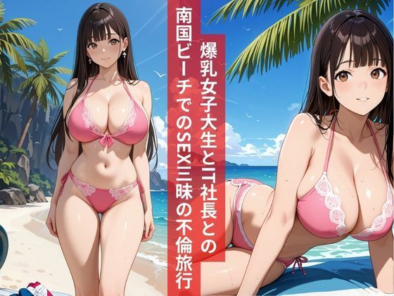 女子大生南国ビーチでIT社長とSEX三昧の不倫旅行 画像1