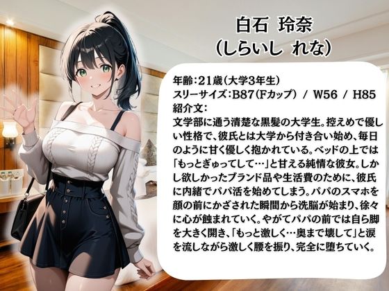 彼氏に内緒の初心者パパ活女子は催●NTRでおじさんのチンポの虜になりました 2人目れな1
